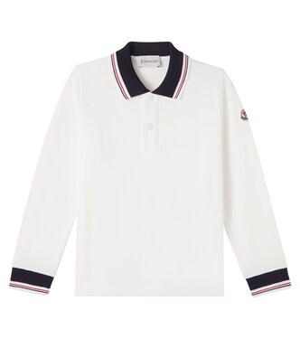 Polo de piqué de algodón | Moncler Enfant