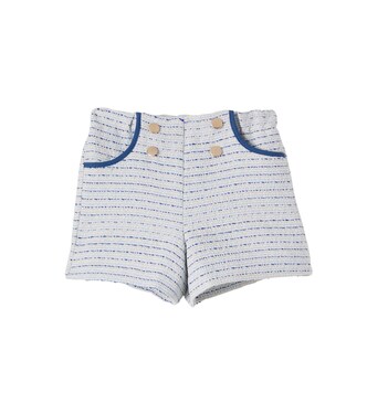 Bouclé tweed shorts | Pepa London