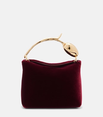 Bloom Micro velvet top-handle bag | Erdem