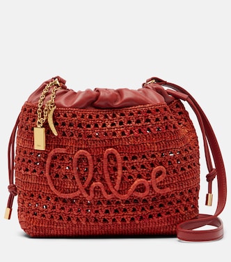 Summer Banana Mini raffia shoulder bag | Chloé
