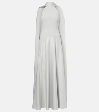 Robe Cece aus Crêpe und Satin | Solace London