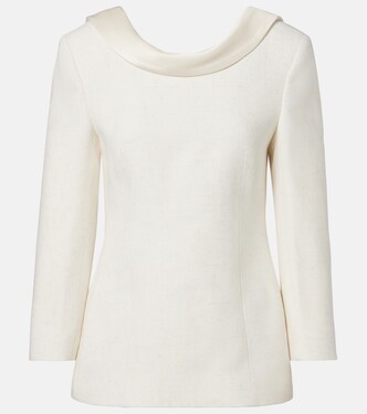 Satin-trimmed blazer | Róhe