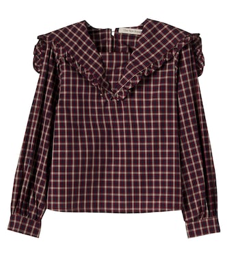 Orbit checked cotton blouse | The New Society