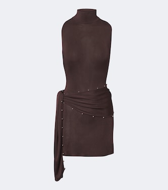 Belted embellished minidress | De La Vali