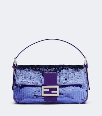 Baguette Small sequined shoulder bag | Fendi