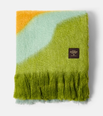 Views mohair and wool-blend throw | Mantas Ezcaray