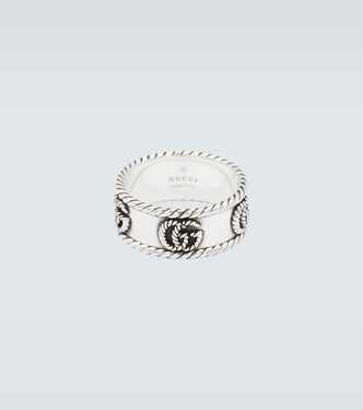 Anello Doppia G in argento sterling | Gucci