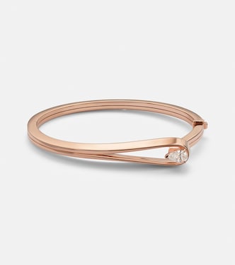 Serti Inversé 18kt rose gold bracelet with diamond | Repossi