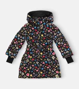 Manteau matelassé à motif floral | Monnalisa