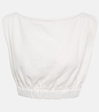 Cropped-Top aus Leinen | SIR