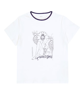 Anneke printed cotton T-shirt | Zimmermann Kids