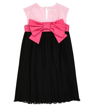 Bow-detail dress | Monnalisa