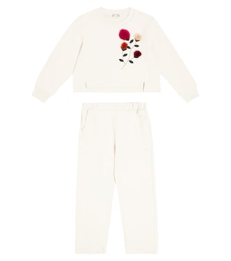 Cotton sweatshirt and sweatpants set | Il Gufo