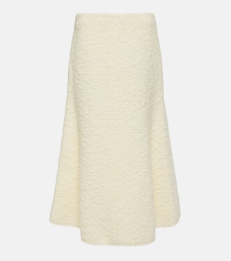Wool-blend midi skirt | Chloé