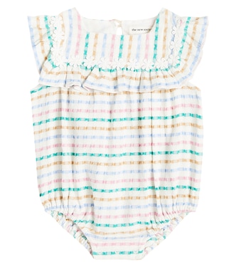 Baby Figueroa striped cotton playsuit | The New Society