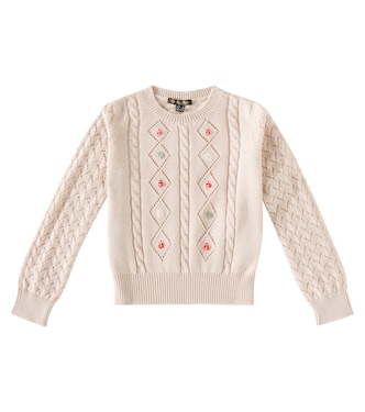Cotton and cashmere sweater | Loro Piana Kids
