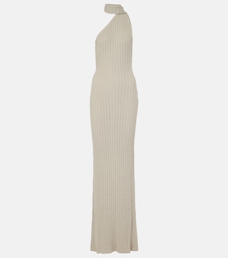 Atria cable-knit cotton-blend maxi dress | Aya Muse