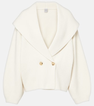 Ribbed-knit wool-blend cardigan | Toteme