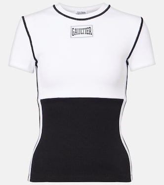 Logo cotton-blend jersey T-shirt | Jean Paul Gaultier