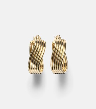 Boucles d'oreilles Swerve en or 10 ct | Stone and Strand