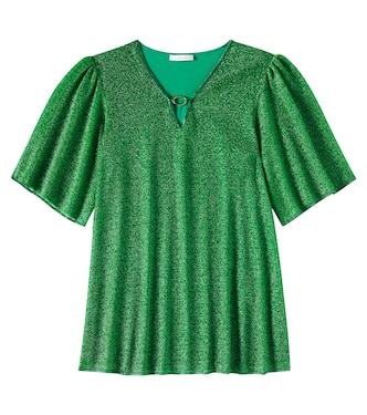 Lumière lamé beach dress | Oséree Kids