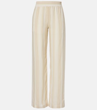 Striped wide-leg pants | Victoria Beckham