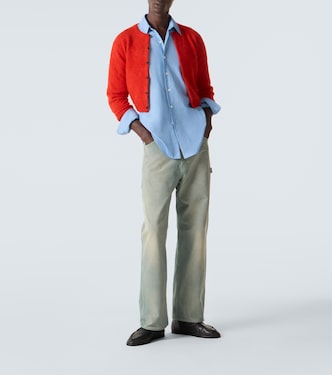 Alpaca cardigan in red - Auralee | Mytheresa
