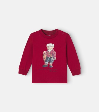 Baby Polo Bear cotton sweatshirt | Polo Ralph Lauren Kids