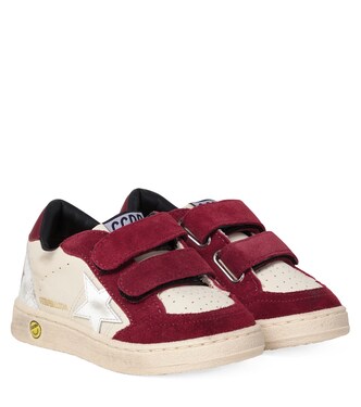 Ball Star suede and leather sneakers | Golden Goose Kids