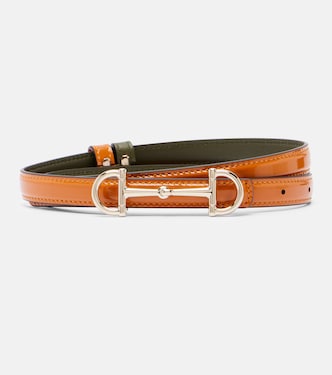Horsebit reversible leather belt | Gucci