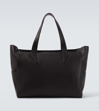 Passerby East-West leather duffel bag | Métier