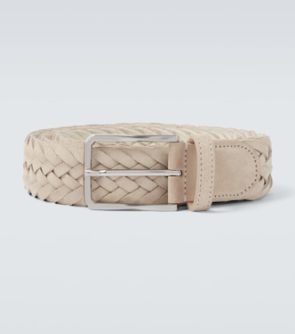 Braided suede belt | Canali