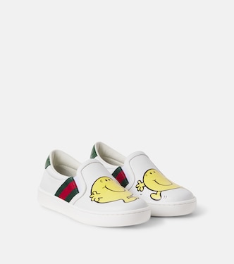 X Mr. Men Little Miss Slip-Ons aus Leder | Gucci Kids