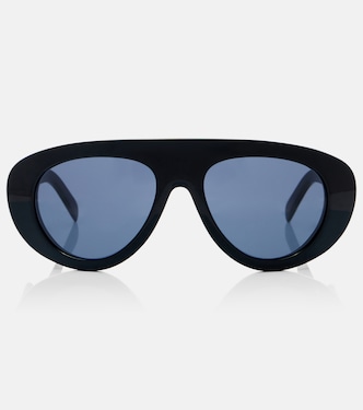 Triomphe Stamp 01 flat-top sunglasses | Celine Eyewear