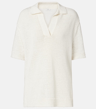 Rian大廓形棉质混纺Polo衫 | Joseph