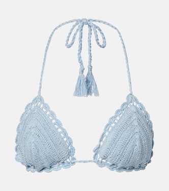Crochet cotton bikini top | Anna Kosturova