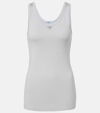 Tanktop aus Rippstrick | Prada