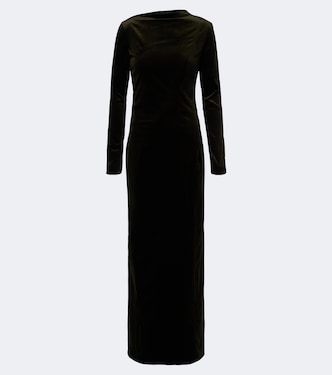 Cotton velvet gown | Jil Sander