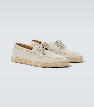 Suede boat shoes | Brunello Cucinelli