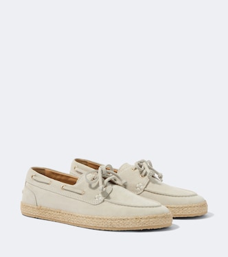 Suede boat shoes | Brunello Cucinelli