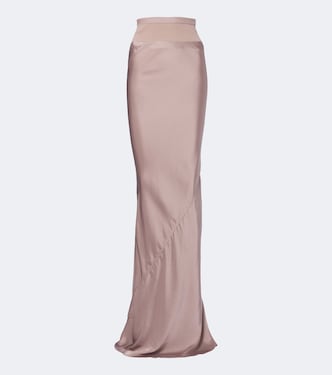 Coda satin maxi skirt | Rick Owens