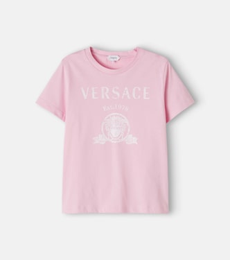 Camiseta Medusa de jersey de algodón estampada | Versace Kids