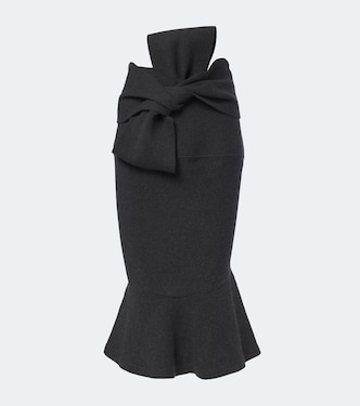 Gonna midi Fiocco in lana e cashmere | Jacquemus