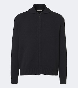 Buffalo wool, silk, and cashmere cardigan | The Row