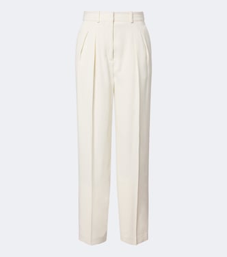 Alio Lds pleated straight pants | Loulou de Saison