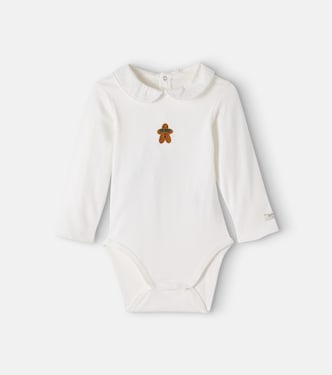 Baby Kris embroidered cotton bodysuit | Donsje