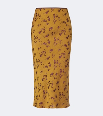 تنورة ميدي بورود | Dries Van Noten