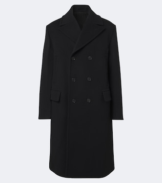 Double-breasted wool coat | Fendi