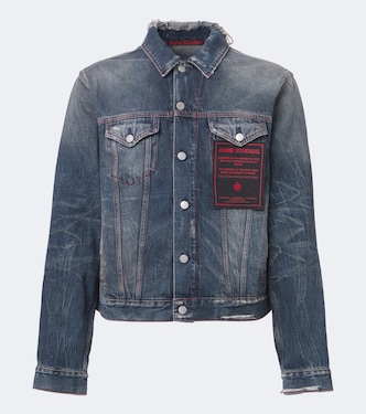 Re-edition distressed faded denim jacket | Acne Studios