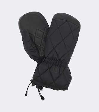Selia leather-trimmed ski mittens | Bogner